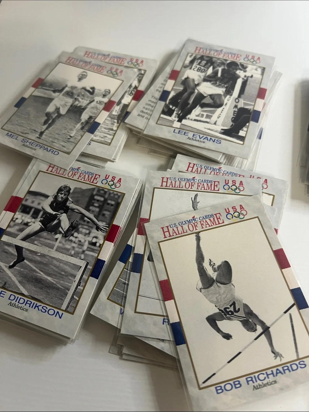 US Olympic Hall of Fame Athletics Trading Card Lot of 20